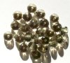 25 5x7mm Faceted Black Diamond Donuts